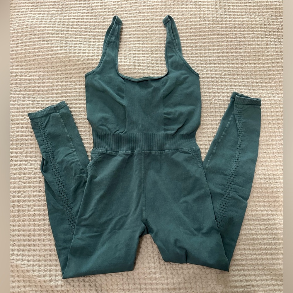 We The Free Teal Jumpsuit